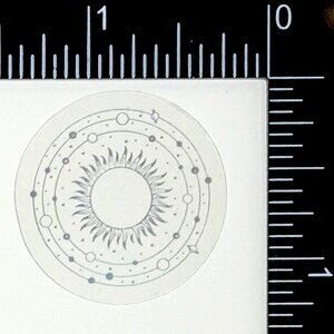 🌀10/$10🌀 Silver Celestial Holographic Translucent Waterproof Vinyl Sticker